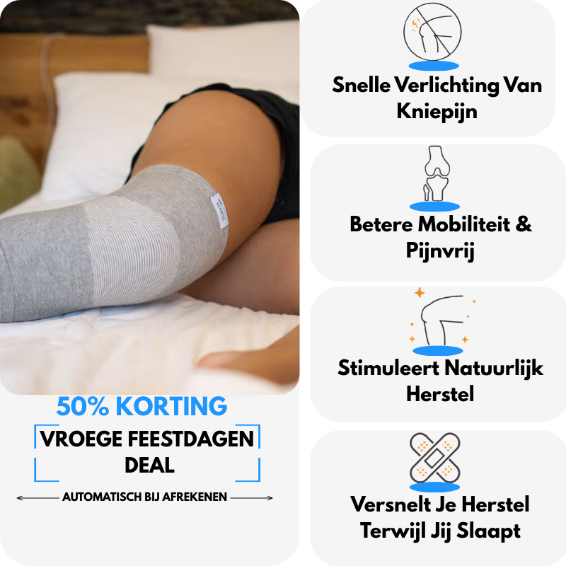 ClearCut Premium Bamboe Knie sleeve (Enkel)
