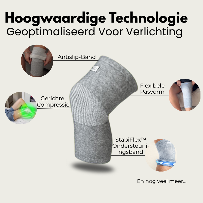 ClearCut Premium Bamboe Knie sleeve (Enkel)