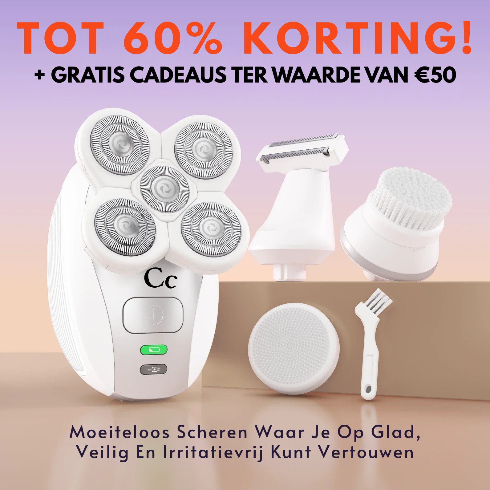 ClearCut® Moeiteloos Scheren: Zachte Huid In Enkele Minuten!