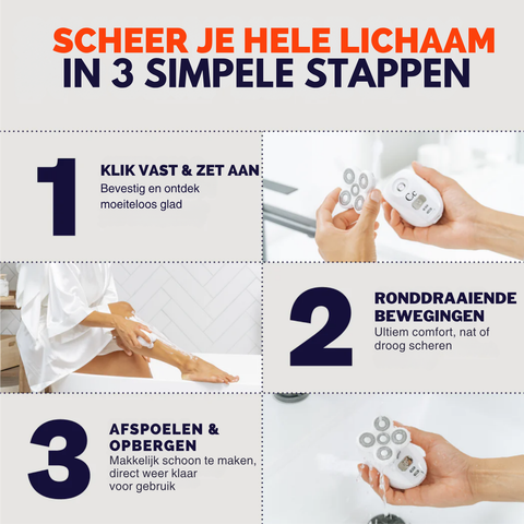 ClearCut® Moeiteloos Scheren: Zachte Huid In Enkele Minuten!