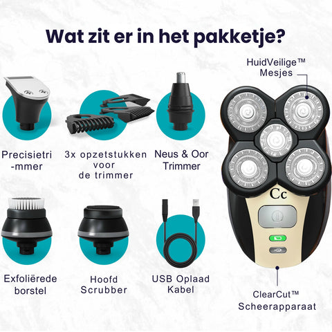 ClearCut® Moeiteloos Scheren: Het Ultieme Scheerapparaat!